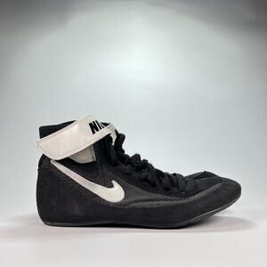 Nike Speedsweep VII Black White Wrestling Shoes 366683-004 Men's Size 8.5